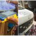 Naira Scarcity: ‘Pure Water’ Seller Goes Cashless, Sells With PoS (Photos)