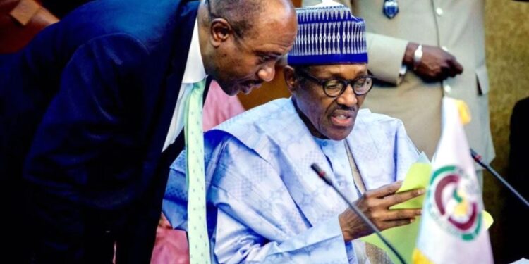 Buhari Receives Emefiele In Aso Rock After Supreme Court Order