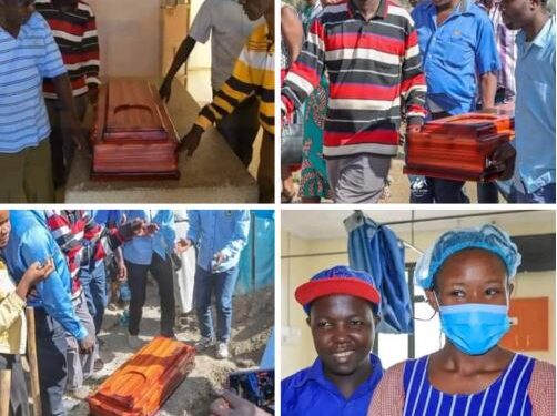 Quintuplets Who Died Shortly After Birth Buried In One Coffin (Photos)