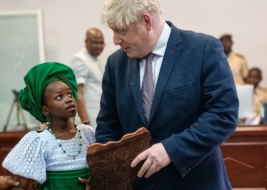 Former UK Prime Minister Boris Johnson Arrives Lagos; Asks For Closer Nigeria-UK Ties (Photos & Video)