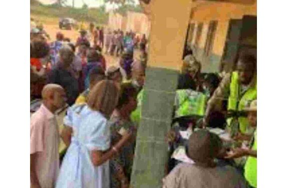 Elections Did Not Hold In Some Wards In Oru West and Ohaji-Egbema LGA Yet Results Came From Those Areas: Electoral Officers Say As They Protest INEC Result (Video)
