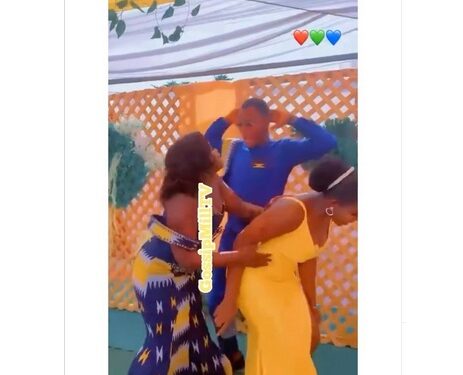 Bride Walks Out Of Wedding After Lady Refuses To Stop Whining On Her Husband (VIDEO)