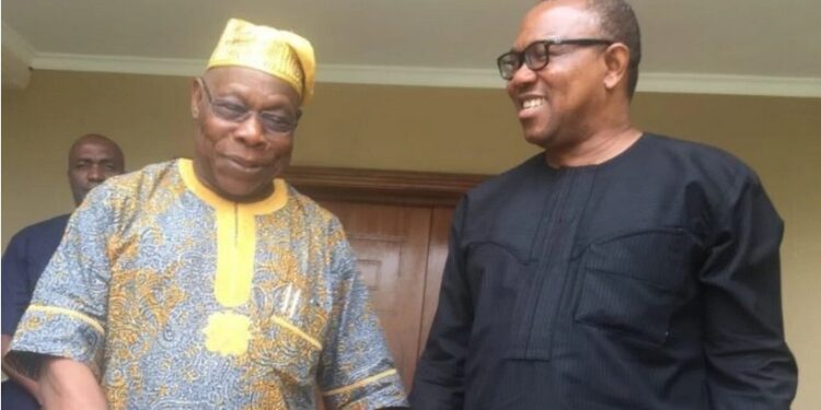 “Happy Birthday Daddy” – Peter Obi Sends Message To Obasanjo
