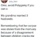 Avoid Polygamy If You Can – Man Whose Grandmother Married 3 Husbands Warns As He Recalls How Her Corpse Was Stolen From Mortuary