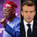President Of France, Emmanuel Macron Reacts To Tinubu’s Emergence As Nigeria’s President-elect