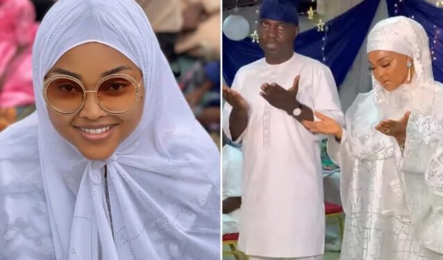 Mercy Aigbe Converts To Islam, Reveals New Name (Video)