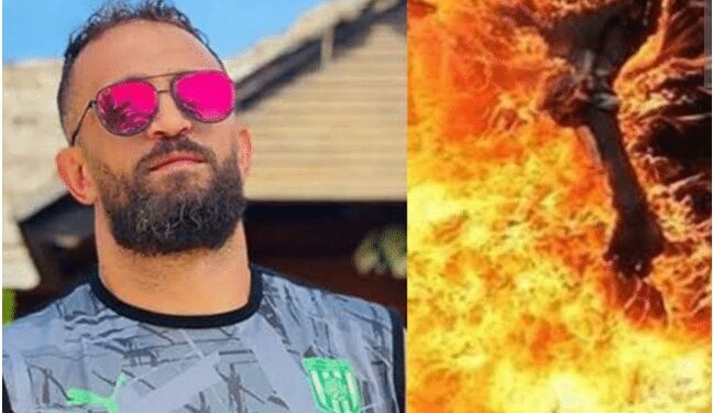 Tunisian Footballer Sets Himself Ablaze…… You Won’t Believe Why