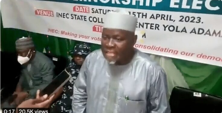 BREAKING: INEC Suspends Adamawa Resident Commissioner, Hudu Yunusa, Names Replacement