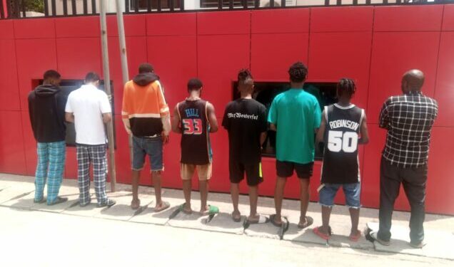 See The Names of 8 Internet Fraudsters Arrested In Abuja (Photo)
