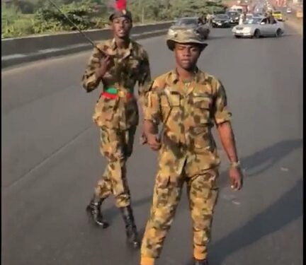 See The Moment Power-drunk Cadet Officers Stopped Traffic, Kept Motorists Waiting As They Insulted Them (Video)