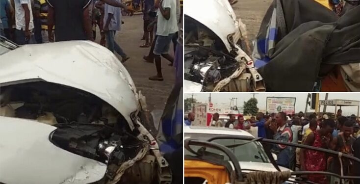 ‘Ritualist’ Involved In Fatal Accident, Over 100 Used Baby Diapers Found At The Scene, Suspect Arrested (Photos)