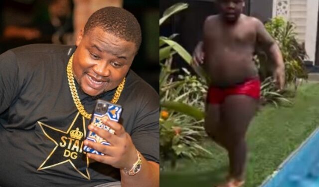 The Weight of This Young Man Is Too Much – Fans Drag Cubana Chief Priest As He Shows Off His Son (Video)