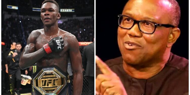Peter Obi Sends Message To Adesanya On Winning UFC 287 Middleweight Title