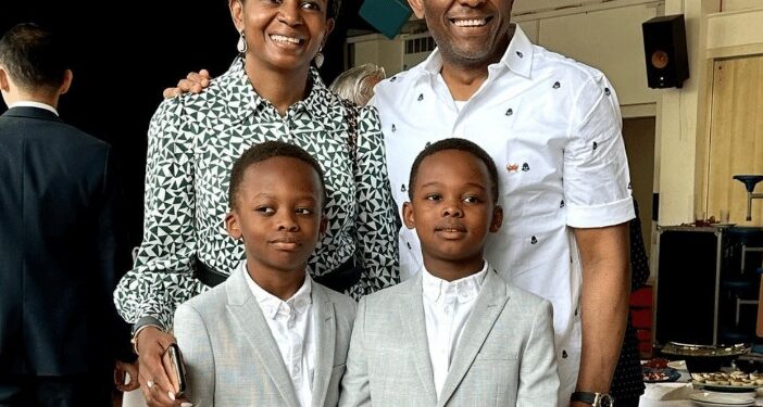 Twin Sons Of Billionaire CEO, Elumelu Takes First Communion