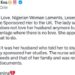 Lady Tells Husband She’s No Longer In Love After He Sponsored Her Nursing Education In UK