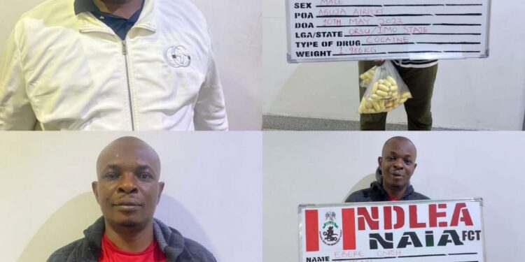 Two Businessmen Excrete 193 Cocaine Pellets In NDLEA Custody After Arrest at Abuja Airport (Video)