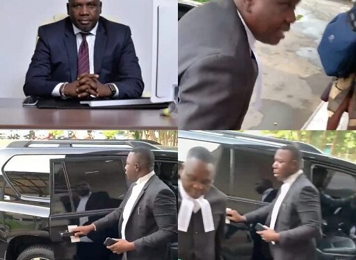 Atiku’s Spokesperson, Bwala Under Fire After Sharing Video Of Lawyer Opening The Door Of His Car For Him (Video & Comments)