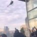 Nigerian Woman Makes Grand Entrance To Her 50th Birthday Party In An Helicopter (Video)