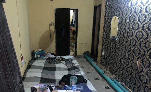Tenant In Shock As Lagos Landlord Passes Toilet Pipe Through His Apartment (Video)