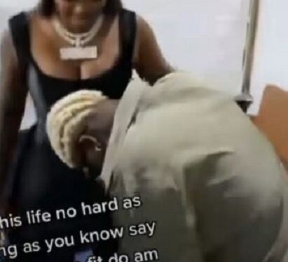 Watch The Moment Portable Prostrated To Greet Tiwa Savage (Video)