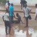 Watch The Moment Onlookers Rescued Man Trapped In Flood (Video)