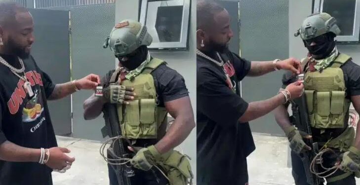 Davido Celebrates His Police Escort As He Gets Promoted To Inspector (Video)