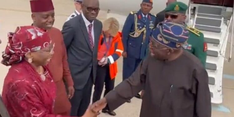 Watch The Moment President Tinubu Arrives In France (Video)