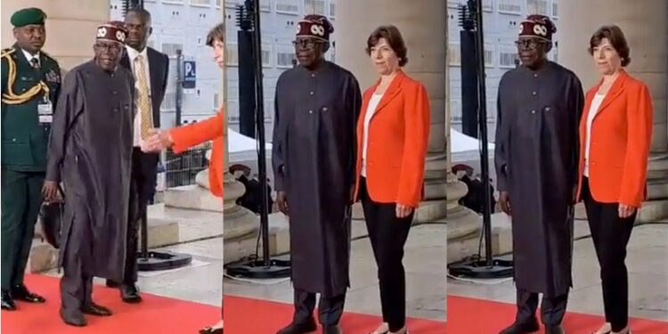 Watch Moment Tinubu Arrives Venue Of Paris Summit (Video)
