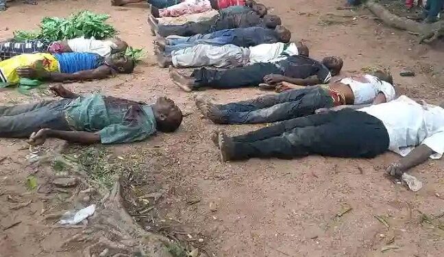 Gunmen k!ll 24, Set Houses Ablaze in Benue Communities (Pics & Graphic Video)