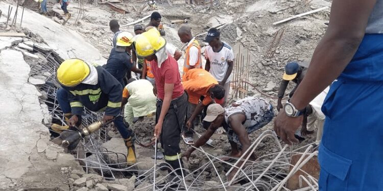 Four-Storey Building Collapses Leaving Many Trapped In Abuja