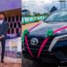 Nigerian Comedian Gets Car Gift After Attempting To Break Guinness World Record (Photo)