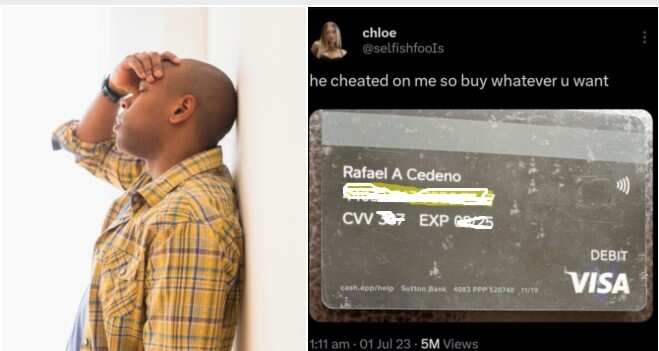“Buy Whatever U Want” – Angry Lady Shares Her Boyfriend’s Debit Card Online for Cheating on Her