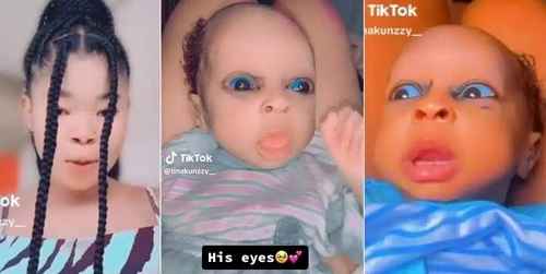 They’re Special Kids – Nigerian Mum Flaunts Her Twin Babies With Unique Blue Eyes (Video)