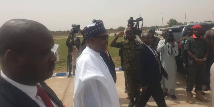 Former President Buhari Returns To Nigeria (Video)