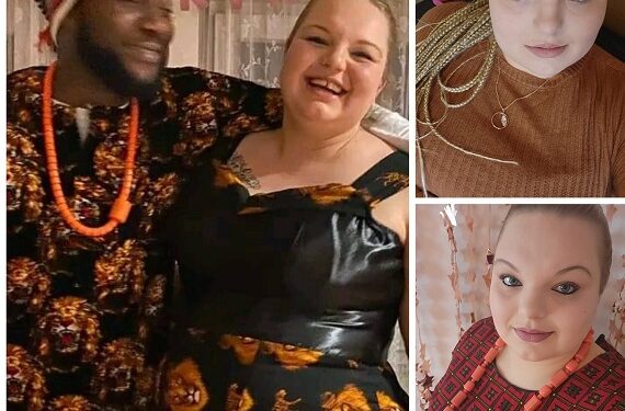 “Chaiii, People Can Be Bad. Where Is Humanity?” – German Wife Of Nigerian Man Laments After A Troll Said Her Husband Married Her Because Of ‘Passport’