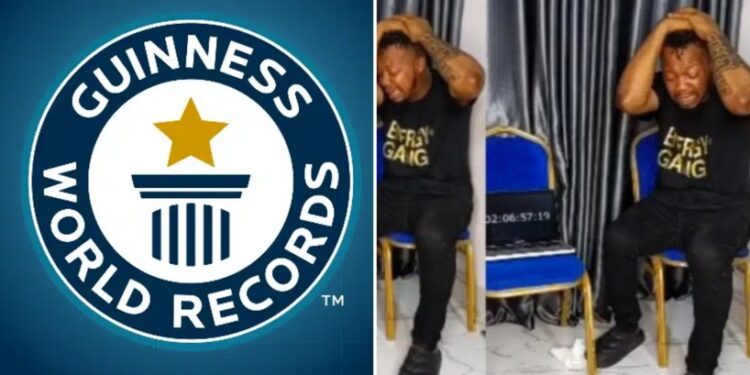 Cry-a-thon: Nigerian Man Crying Marathon To Break Guinness World Records Goes Blind