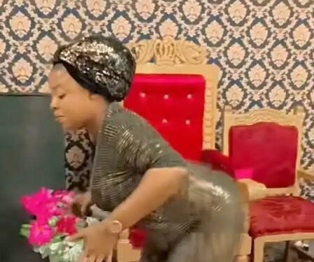 Reactions As Clergywoman Is Seen On Video Shaking Her Backside Inside Church (Video)