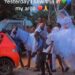 Bride Arrives White Wedding Venue With Convoy Of Horses (Video)