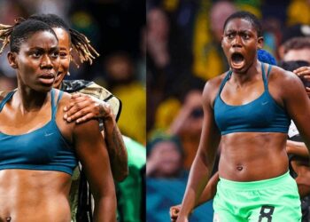“You Are A Disgrace To Islam” – Muslims Blast Oshoala Over Shirtless Celebration (Comments)