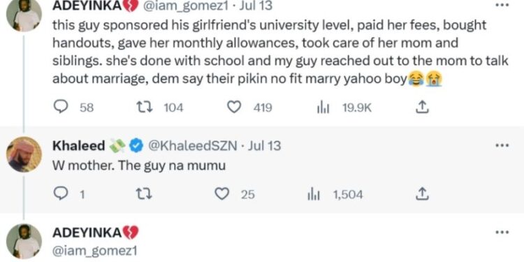 Mother Rejects Her Daughter’s Marriage To A Yahoo Boy Who Sponsored Her Education