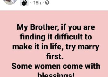 If You Are Finding It Difficult To Make It In Life, Try And Get Married – Nigerian Man Advises Men