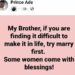 If You Are Finding It Difficult To Make It In Life, Try And Get Married – Nigerian Man Advises Men