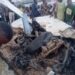 BREAKING: Helicopter Crashes Into Building In Lagos, Bursts Into Flames (Photos)