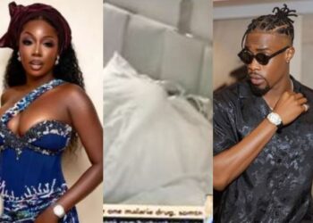 BBNaija All Stars:Tolanibaj And Neo Spotted Having Fun Under The Duvet (Video)