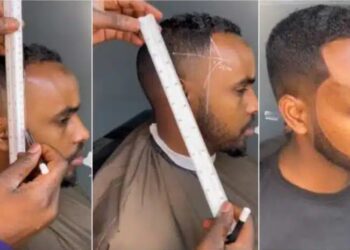 Barber Causes A Stir Online As He Applies Mathematics To Customer’s Haircut (Video)