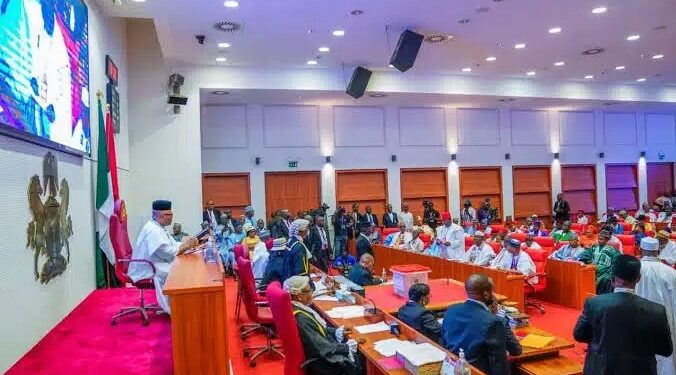 Tension As Senators Tackle Akpabio, Reject President Tinubu’s Request To Deploy Troops To Niger