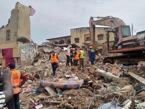 Wike Orders Arrest of Owner of Abuja Collapsed Building, To Resettle Residents