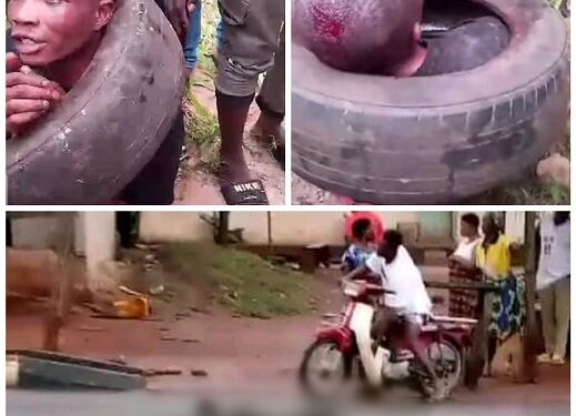 Delta Local Govt Chairmen Condemn Jungle Justice After Mob Set Three Suspected Motorcycles Thieves Ablaze In One Week (Video)