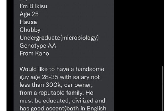25-Year-Old Kano Lady Seeking For A Man To Marry Lists Her Requirements
