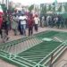 Senate Reacts As Aggrieved NLC, TUC Protesters Pull Down NASS Gate